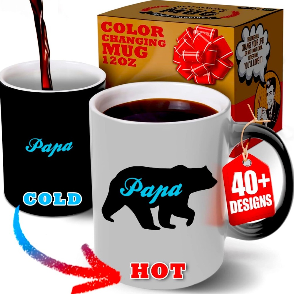 Color Changing Mug "Papa Bear" - NWT